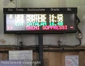 Treni soppressi alla ferrovia Roma Nord