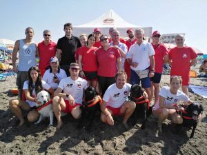 Tarquinia Lido - Gruppo protezione civile, cani soccorso, croce rossa