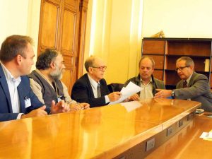 Roma - La riunione nella sede del ministero dei Trasporti
