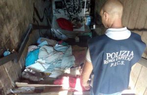 Polizia locale di Roma Capitale - L'intervento nel cantiere
