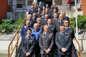 Il generale di brigata Andrea Rispoli al comando di compagnia carabinieri di Civita Castellana