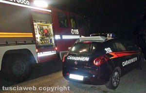 Carabinieri e vigili del fuoco