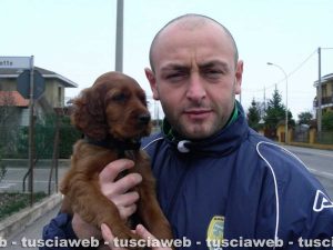 Egidio Locatelli col suo setter