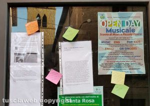 La protesta dei ragazzi di Vitorchiano