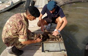 L'intervento dei palombari al lago di Albano