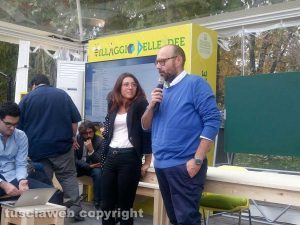 Milano Paolo Bianchini con Maria Letizia Gardoni