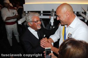 Il prefetto Nicolò D'Angelo con Sandro Rossi