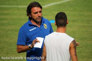 Sport - Calcio - Viterbese -Bertotto a colloquio con Di Paolantonio