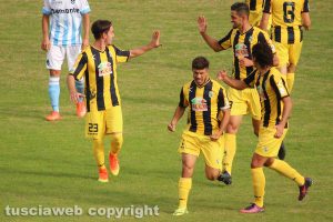 Sport - Calcio - Viterbese - Diego Cenciarelli dopo un gol