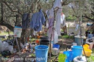 Viterbo - L'accampamento a valle Faul