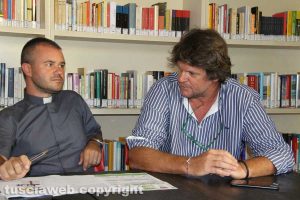 Don Emanuele Germani e Filippo Rossi