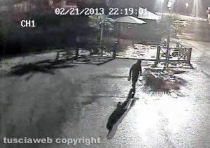 Vetralla - Incendio in una segheria - Il piromane in azione