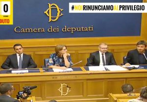 Movimento 5 stelle - La conferenza stampa