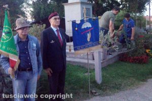 Lubriano - La cerimonia in onore di Giandomenico Pistonami
