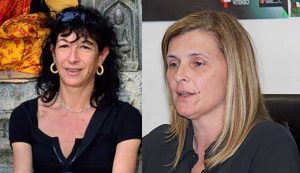 Donatella Ayala (Filcams Cgil) e Antonella Ambrosini (Cgil Fp)