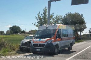 Viterbo - Incidente sulla Cimina