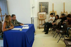 La sede dell’associazione culturale Next - scuola di Arti visive