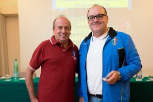Sport - Calcio - Il raduno dell'Aia Viterbo - Luigi Gasbarri ed Ennio Mariani