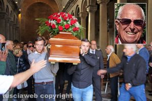 Viterbo - I funerali di Massimo Natili