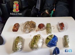 Roma - Polizia - La merce sequestrata