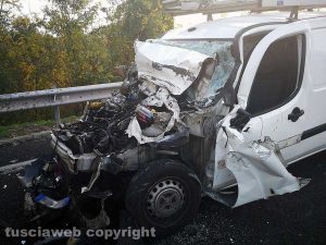 Soriano - Incidente sulla superstrada