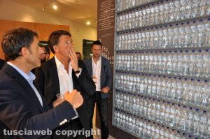 Civita Castellana - Matteo Renzi all'Azzurra ceramica