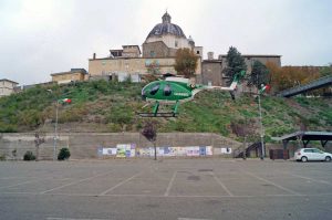 Montefiascone - L'elicottero dei carabinieri