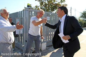 Castel Sant'Elia - Matteo Renzi all'Azzurra Ceramica