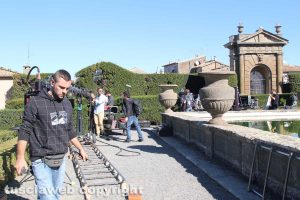 Bagnaia - Villa Lante - Le riprese della serie tv "I Medici"