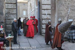 Bagnaia - Villa Lante - Le riprese della serie tv "I Medici"