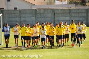 Sport - Calcio - Viterbese - L'allenamento della squadra
