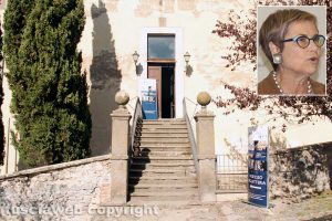San Martino al Cimino - Palazzo Doria Pamphilj - Nel riquadro: Alessandra Sartore