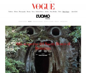 Il Parco dei mostri di Bomarzo su Vogue