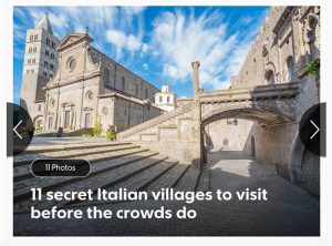 Usa Today - Viterbo tra le 11 città italiane più nascoste da visitare
