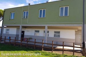 Viterbo - I nuovi spogliatoi del campo da rugby