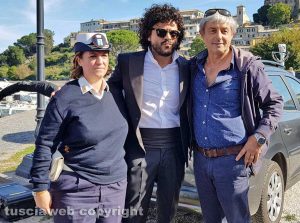 Capodimonte - Francesco Renga e il sindaco Mario Fanelli
