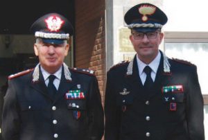 Il comandante dei Nas Adelmo Lusi con il colonnello Giuseppe Palma