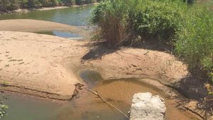 Un fiume in secca