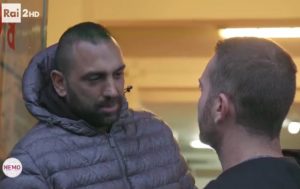 Roberto Spada con Davide Piervincenzi