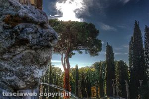 Caprarola - Un angolo di palazzo Farnese