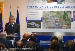 L'intervento del premier Gentiloni al Poggino
