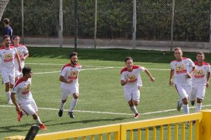 Sport - Calcio - Monterosi - L'esultanza dei biancorossi
