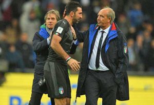 Italia Svezia - La delusione di Buffon