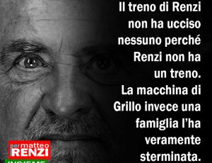 Il post shock sulla pagina Facebook "Per Matteo Renzi Insieme"