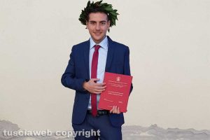 Viterbo - Luca Cavallo neodottore in economia