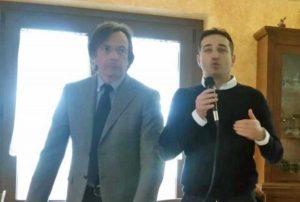 Orte - L’assessore Daniele Proietti col sindaco Giuliani