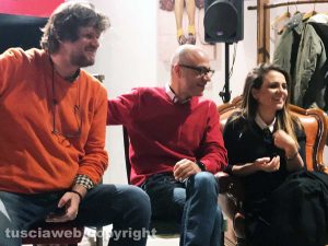 Viterbo - Caffeina christmas village - La presentazione del Teatro incantato - Filippo Rossi, Andrea Baffo, Annalisa Canfora