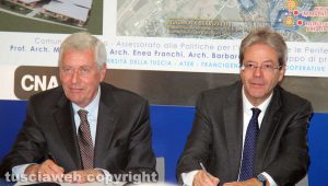 Leonardo Michelini e Paolo Gentiloni