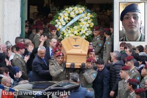 Gallese - I funerali del parà Tiziano Celoni