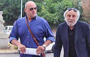 Paolo Gianlorenzo con l'avvocato Franco Taurchini